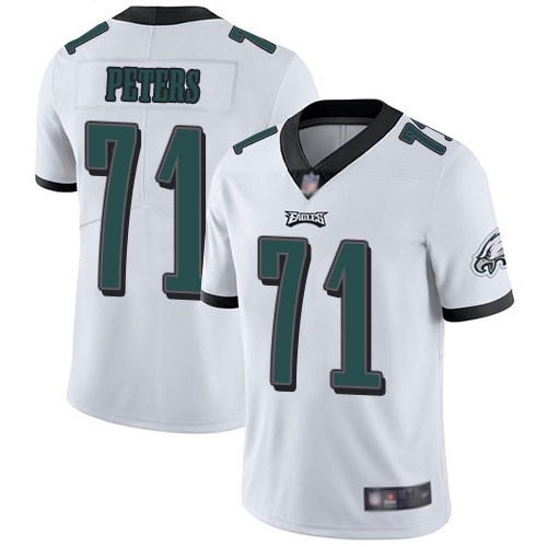 Men Philadelphia Eagles #71 Jason Peters White Vapor Untouchable NFL Jersey Limited Player Football